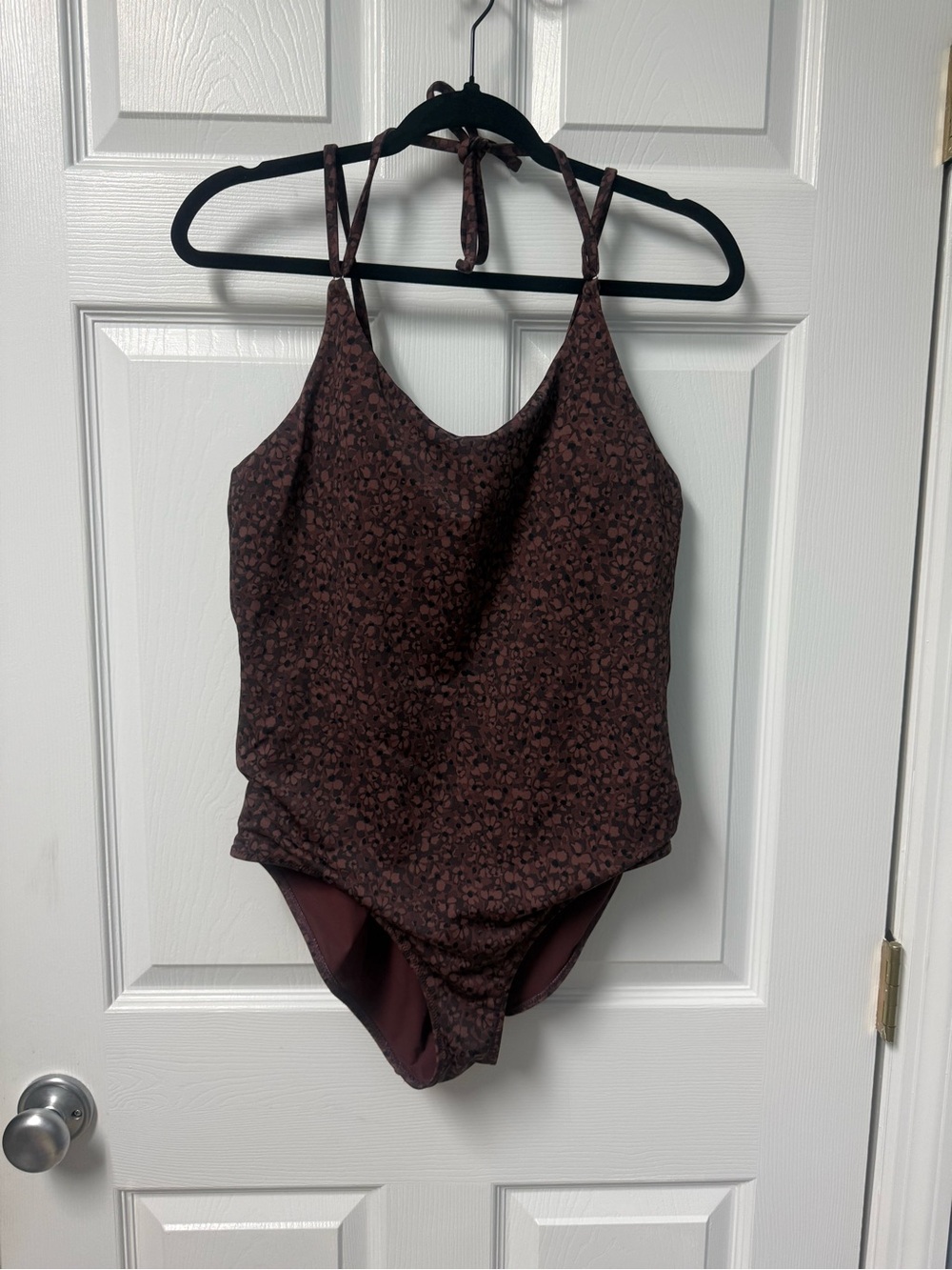 Athleta Brown Floral women One-Piece Swimsuit
